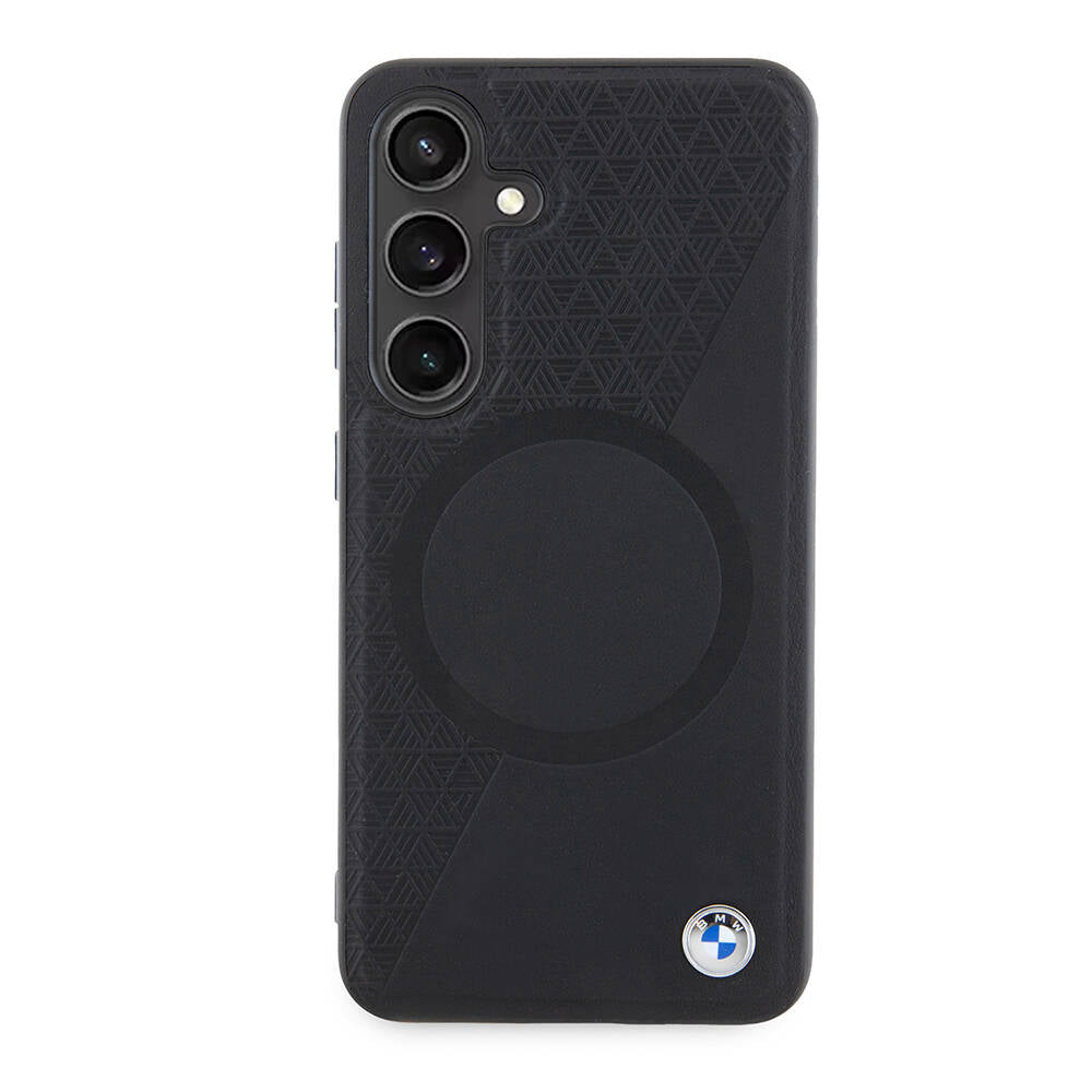 BMW Galaxy S24 Orjinal Lisanslı M-safe Şarj Özellikli Yarım Dokulu Circle Leather Kılıf BMW Galaxy S24 Orjinal Lisanslı M-safe Şarj Özellikli Yarım Dokulu Circle Leather Kılıf